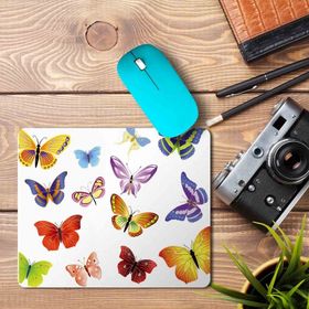 Art Hediye Kelebekler Baskılı 23x19 cm Mouse Pad