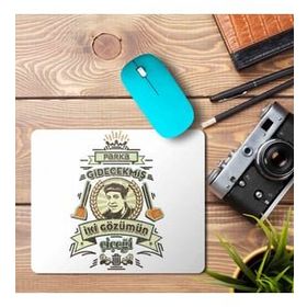 Art Hediye Kemal Sunal Parka Gidecekmiş İki Gözümün Çiçeği Baskılı 23x19 cm Mouse Pad
