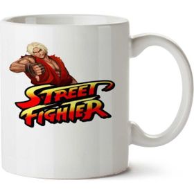 Art Hediye Ken Masters Street Fighter İki Tarafı Baskılı Kupa Bardak