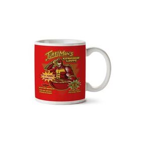 Art Hediye Kerosene Loops Turbo Man Jingle All The Way Cereal İki Tarafı Baskılı Kupa Bardak