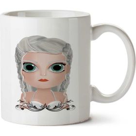 Art Hediye Khaleesi İki Tarafı Baskılı Beyaz Kupa