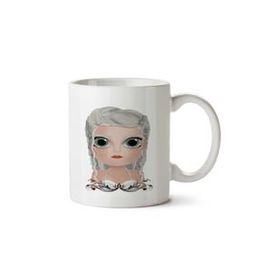 Art Hediye Khaleesi İki Tarafı Baskılı Beyaz Kupa