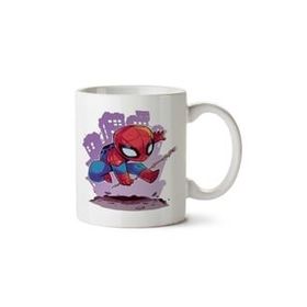 Art Hediye Kid Aranha Superman İki Tarafı Baskılı Beyaz Kupa