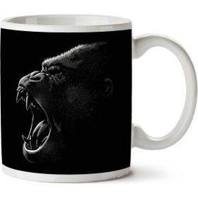 Art Hediye King Gorilla 01 İki Tarafı Baskılı Kupa Bardak