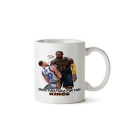 Art Hediye King James Cavs İki Tarafı Baskılı Beyaz Kupa