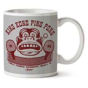 Art Hediye King Kong Ping Pong İki Tarafı Baskılı Kupa Bardak