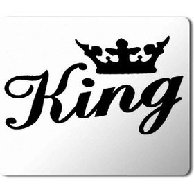 Art Hediye Kıng Kral 2 Baskılı 23x19 cm Mouse Pad