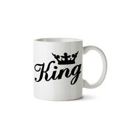 Art Hediye King Kral 2İki Tarafı Baskılı Kupa Bardak