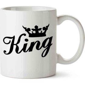 Art Hediye King Kral Logo Kupa Bardak