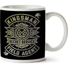 Art Hediye Kingsmen Secret Service Field Agent İki Tarafı Baskılı Kupa Bardak
