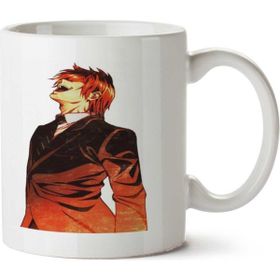 Art Hediye Kira L And Ryuk Deathnote İki Tarafı Baskılı Kupa Bardak