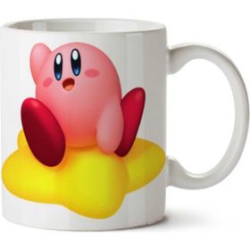 Art Hediye Kirby İki Tarafı Baskılı Beyaz Kupa