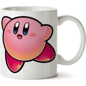 Art Hediye Kirby Transparent İki Tarafı Baskılı Beyaz Kupa