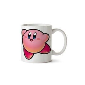 Art Hediye Kirby Transparent İki Tarafı Baskılı Beyaz Kupa