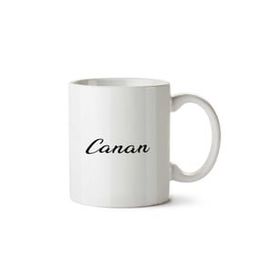 Art Hediye Kişiye Özel Canan İki Tarafı Baskılı Kupa Bardak