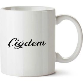 Art Hediye Kişiye Özel Çiğdem İki Tarafı Baskılı Kupa Bardak