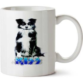 Art Hediye Kiss Dog İki Tarafı Baskılı Beyaz Kupa