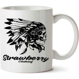 Art Hediye Kızıldereli Strawberry Clothing İki Tarafı Baskılı Kupa