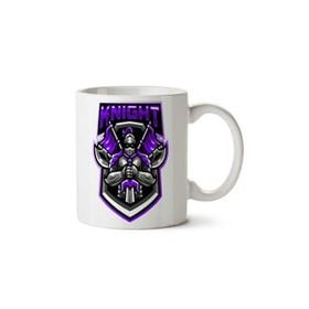 Art Hediye Knight Oyun Logo İki Tarafı Baskılı Kupa Bardak