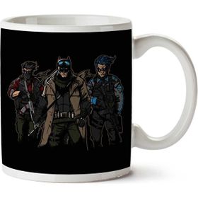 Art Hediye Knightmare Warriors Batman İki Tarafı Baskılı Kupa Bardak