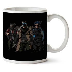 Art Hediye Knightmare Warriors Batman İki Tarafı Baskılı Kupa Bardak