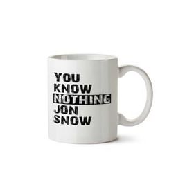 Art Hediye Know Nothing İki Tarafı Baskılı Kupa Bardak