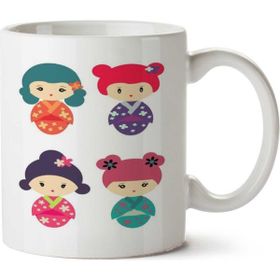 Art Hediye Kokeshi İki Tarafı Baskılı Kupa