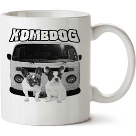 Art Hediye Kombdog Köpek İki Tarafı Baskılı Kupa Bardak