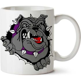 Art Hediye Köpek Dog Bulldog Pitbull İki Tarafı Baskılı Kupa Bardak