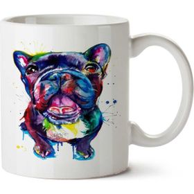 Art Hediye Köpek Dog Renksel İki Tarafı Baskılı Kupa Bardak