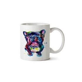 Art Hediye Köpek Dog Renksel İki Tarafı Baskılı Kupa Bardak