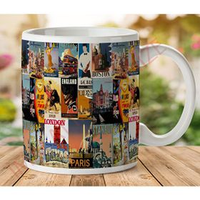 Art Hediye KP45 İki Tarafı Baskılı Kupa Bardak