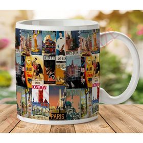 Art Hediye KP45 İki Tarafı Baskılı Kupa Bardak