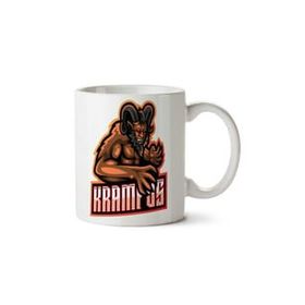 Art Hediye Krampus İki Tarafı Baskılı Kupa Bardak