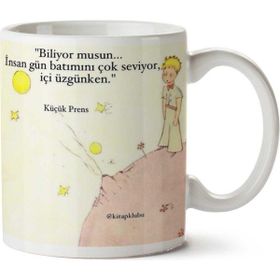 Art Hediye Küçük Prens Biliyor Musun İki Tarafı Baskılı Kupa Bardak