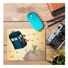 Art Hediye Küçük Prens Doktor Who Baskılı 23x19 cm Mouse Pad