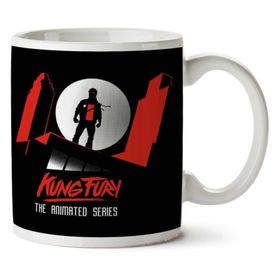 Art Hediye Kung Fury The Animated Series İki Tarafı Baskılı Kupa Bardak