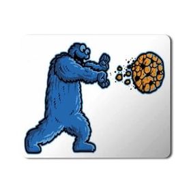 Art Hediye Kurabiye Canavarı Aduket Cookiedouken Baskılı 23x19 cm Mouse Pad