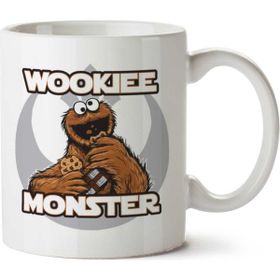 Art Hediye Kurabiye Canavarı Cookie Monsters 2 İki Tarafı Baskılı Kupa Bardak