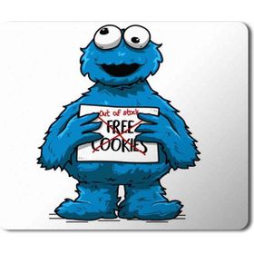 Art Hediye Kurabiye Canavarı Free Cookies Baskılı 23x19 cm Mouse Pad