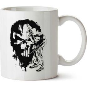 Art Hediye Kuru Kafa 1 İki Tarafı Baskılı Kupa Bardak