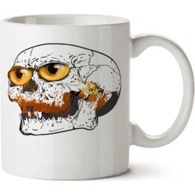 Art Hediye Kuru Kafa 237 İki Tarafı Baskılı Kupa Bardak