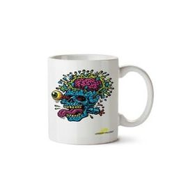 Art Hediye Kuru Kafa 4 İki Tarafı Baskılı Kupa Bardak