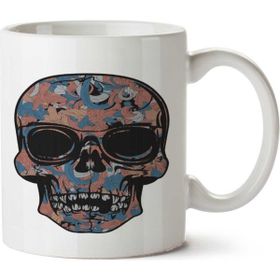 Art Hediye Kuru Kafa 9 İki Tarafı Baskılı Kupa Bardak