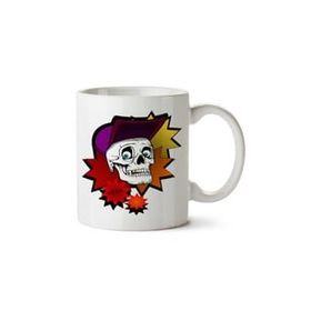 Art Hediye Kuru Kafa 94 İki Tarafı Baskılı Kupa Bardak