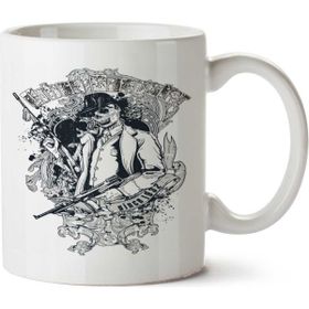 Art Hediye Kuru Kafa 95620 İki Tarafı Baskılı Kupa Bardak