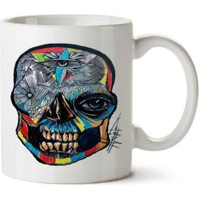Art Hediye Kuru Kafa 98 İki Tarafı Baskılı Kupa Bardak