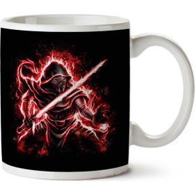 Art Hediye Kylo Ren Star Wars The Force Awakens İki Tarafı Baskılı Kupa Bardak