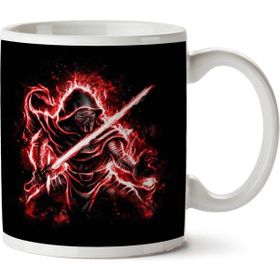 Art Hediye Kylo Ren Star Wars The Force Awakens İki Tarafı Baskılı Kupa Bardak