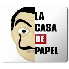 Art Hediye La Casa De Papel 2 Salvador Dali Baskılı 23x19 cm Mouse Pad